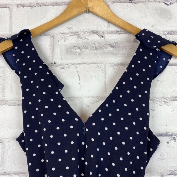 Love...Ady navy blue polka dot jumpsuit - Picture 4 of 8